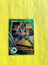 2021 Prizm Draft Picks Isaiah Jackson RC GREEN PRIZM #16 Rookie Parallel 1