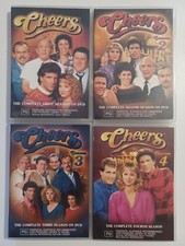Cheers Complete Seasons 1 to 4 DVD Region 4 VGC 4 Disc Box Set Free Postage