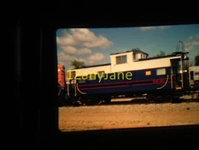 13905 VINTAGE Train Engine Photo 35mm Slide GSWR 2001 SMITHVILLE GA MAR 27 2004