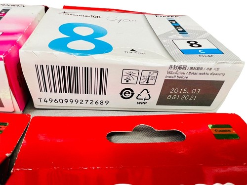 6 x Canon CLI-8 Ink - 1x Black 2x Magenta 3x Cyan - PIXMA Sealed - PLEASE READ - Picture 6 of 7