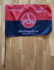 Fußball DFB-Pokalfinale 2007 Berlin  FCN Nürnberg Stuttgart Fahne