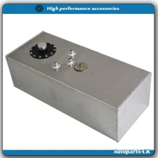 15 GALLON/60L RACING/DRIFT FUEL CELL GAS TANK+CAP+LEVEL SENDER ALUMINUM