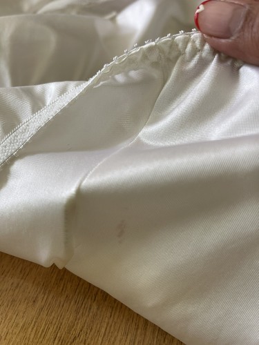 Vintage Darling Lingerie Semi Sheer Nylon Lace Slip Dress Size S Cottagecore - Picture 19 of 20