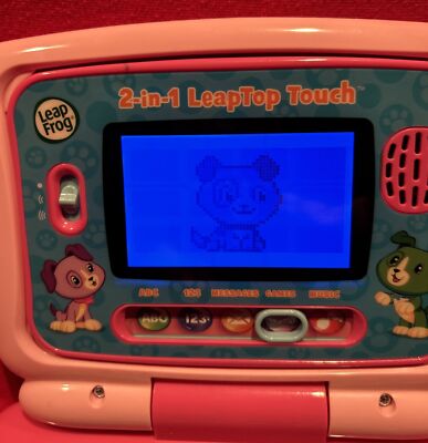 Leap Frog 2 in 1 Leaptop Touch Learning For Kids Pink Toy