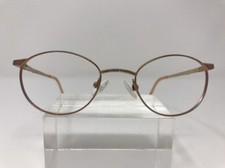 Elizabeth Arden Eyeglasses EA PT-1-2 Gold Metal Frame 48-19-130 Full Rim FV63