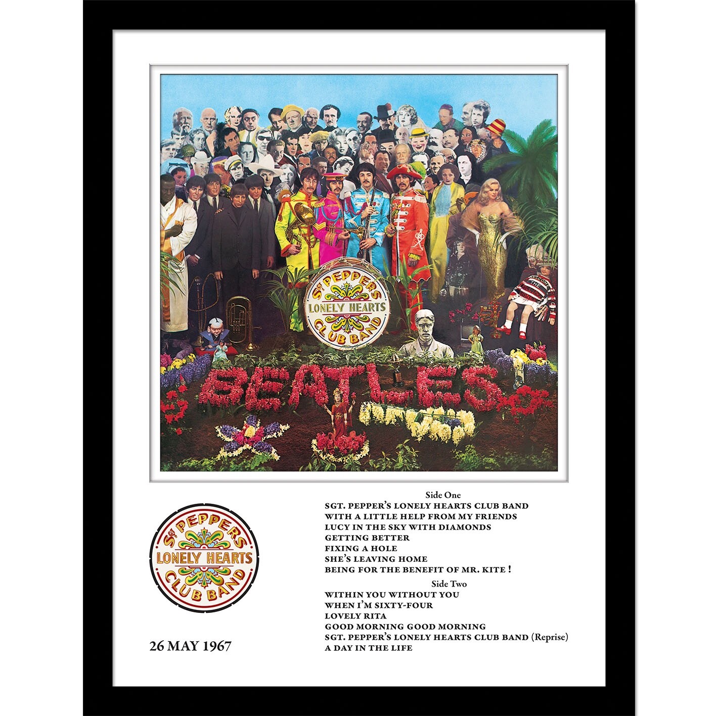 The Beatles Official Framed Print - Sgt. Pepper's - 33 x 43cm Wall Art