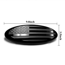 7 Inch 9 Inch For Ford F150 F250 Front Grille Tailgate Us Flag Oval Emblem Badge