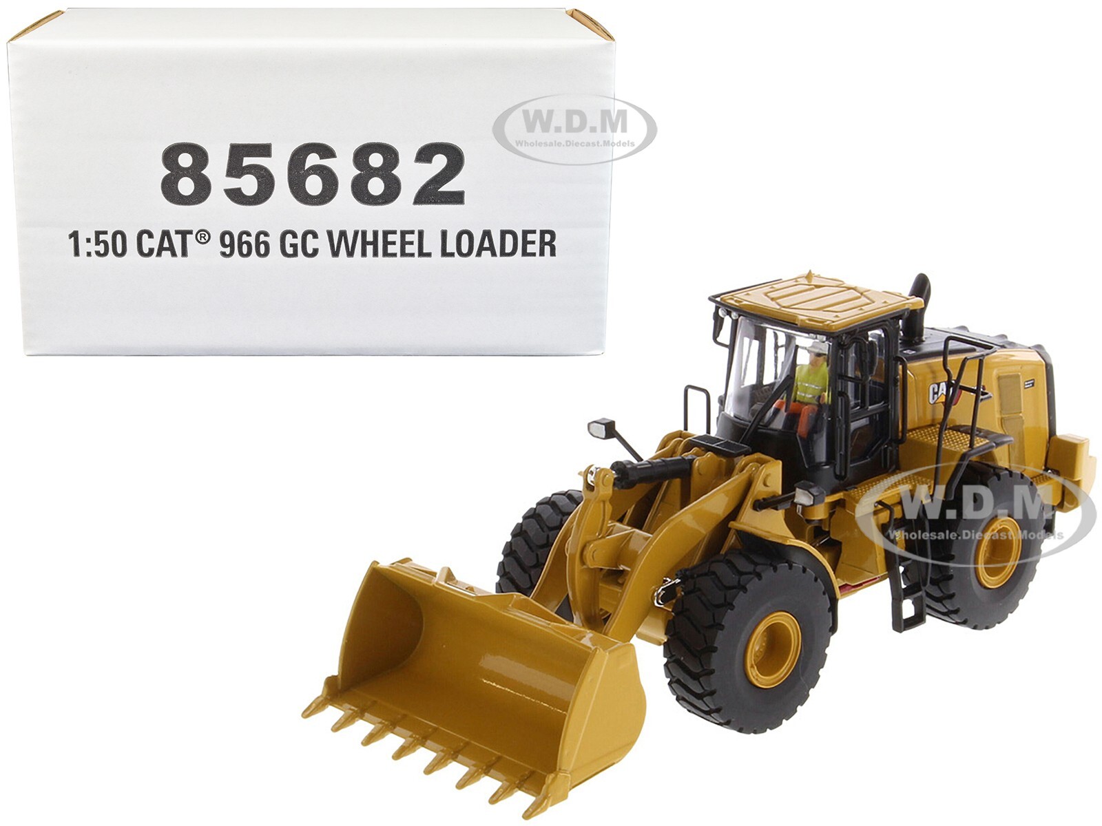 CAT CATERPILLAR 966 GC WHEEL LOADER WITH OPERATOR 150 BY DIECAST MASTERS 85682 27890₽