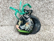 VINTAGE SPANISH CASTANET HANDCRAFTED PAINTED WOODEN INSTRUMENT