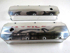 Big Block Chevy 396-454 Fabricated Aluminum Tall Valve Cover Set Polish E41323p