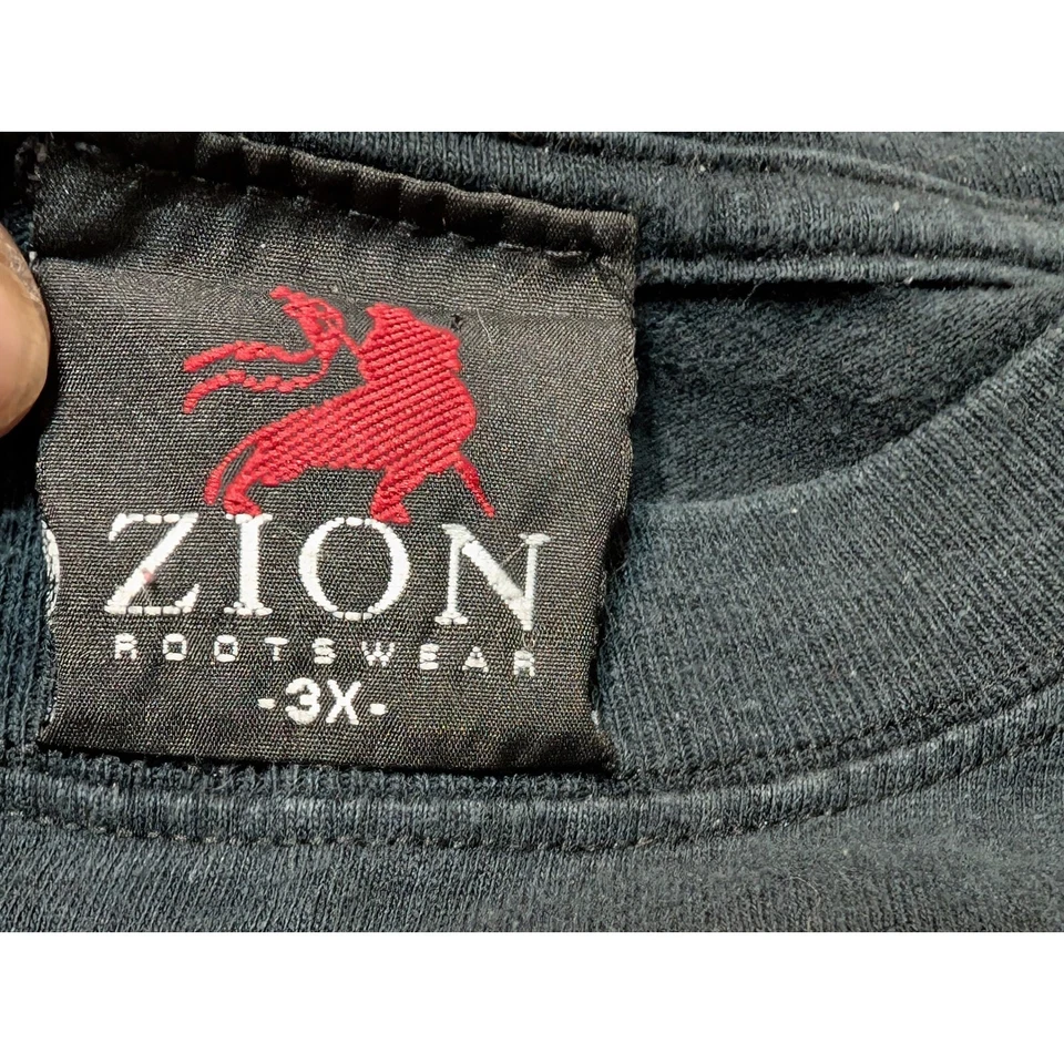 Zion Rootswear Bob Marley Live! London 1975 Graphic Long Sleeve T-Shirt 3XL READ - Image 4 of 4