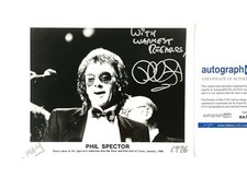 Phil Spector Hand Signed 8x10 Photo Legendary Music Producer COA Wall of Sound Phil Spector Hand Signed 8x10 Photo Legendary Music Producer COA Wall of Sound