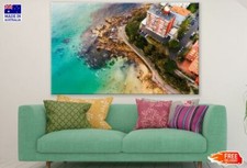 Manly beach in Sydney & Houses Wall Canvas Home Decor Australian Made Quality
