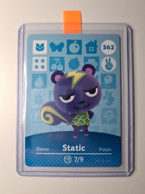 Animal Crossing amiibo Karte - Serie 4 - Static (Nr.362) [NM] - US-Version