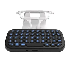 Bluetooth Wireless Controller Keyboard for PS5 - Mini Portable Chatpad Gamepad