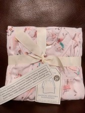 NEW Pottery Barn Kids Girls 2T MAGICAL UNICORN Nightgown Pink pajama sleepwear