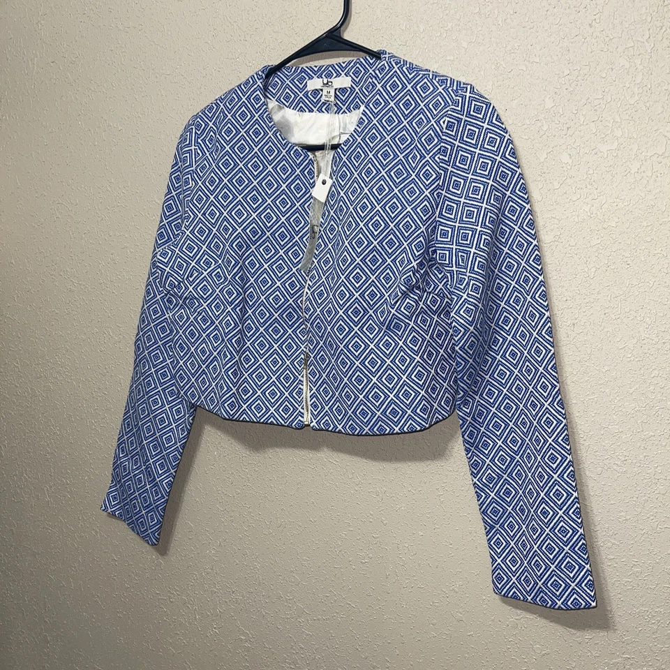 Ya Los Angeles ZIP UP BLAZER TOP SZ M NEW - Image 3 of 4