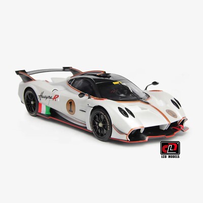 LCDMODELS　1/18　ウアイラR LCD Pagani Huayra R Matte Pearl White 1:18 | eBay