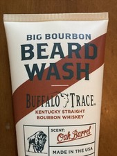 Duke Cannon Big Bourbon Buffalo Trace Straight Whiskey Beard Wash Oak Barrel 6oz