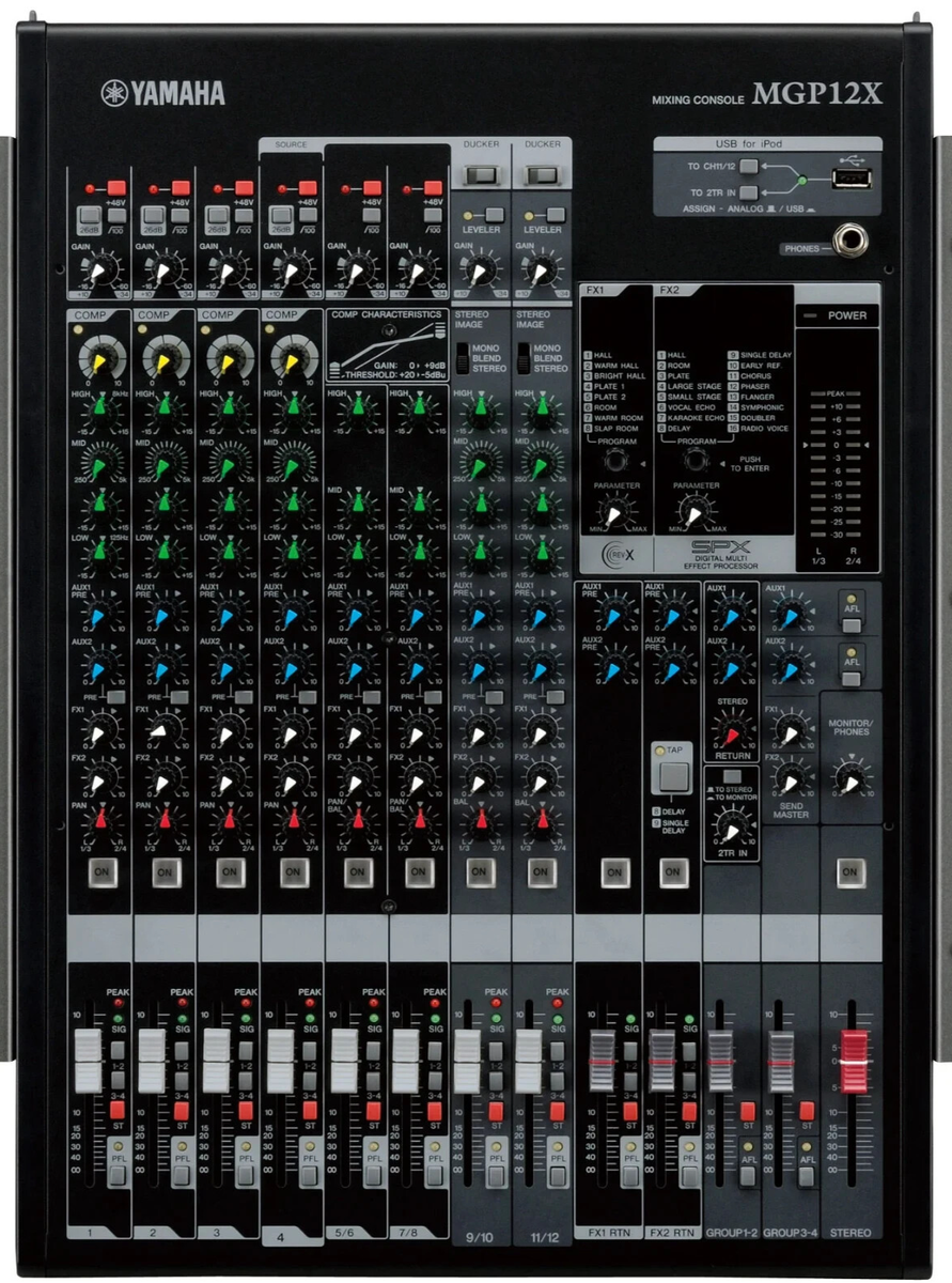 YAMAHA MGP12X アナログミキサー Yamaha MGP12X Channel Mixing Console | eBay