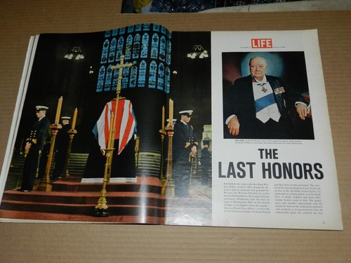 LIFE FEB 5 1965 CHURCHILL'S FUNERAL - Imagen 2 de 12