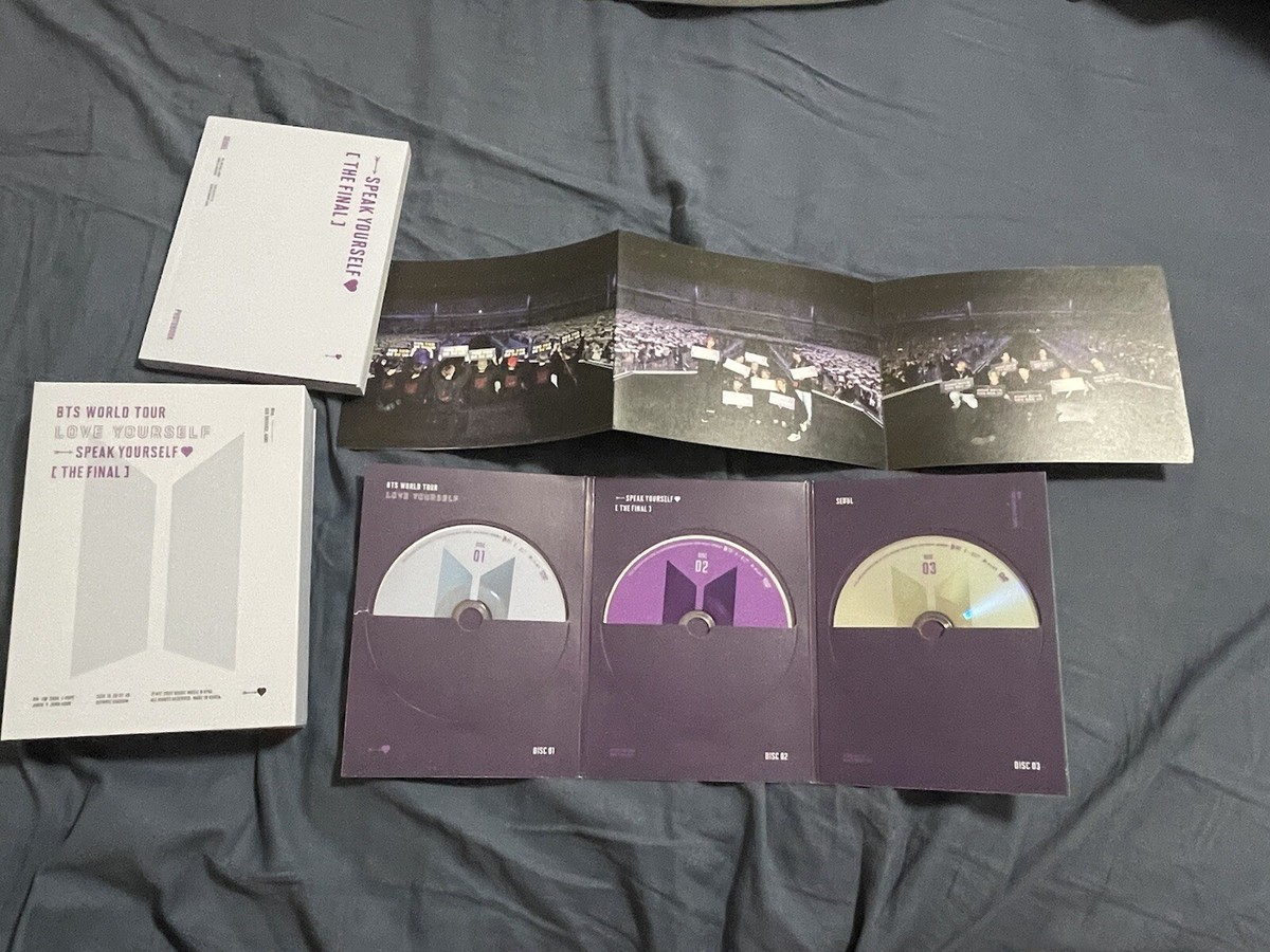 BTS World Tour Speak Yourself Love Yourself Final DVD No PC
