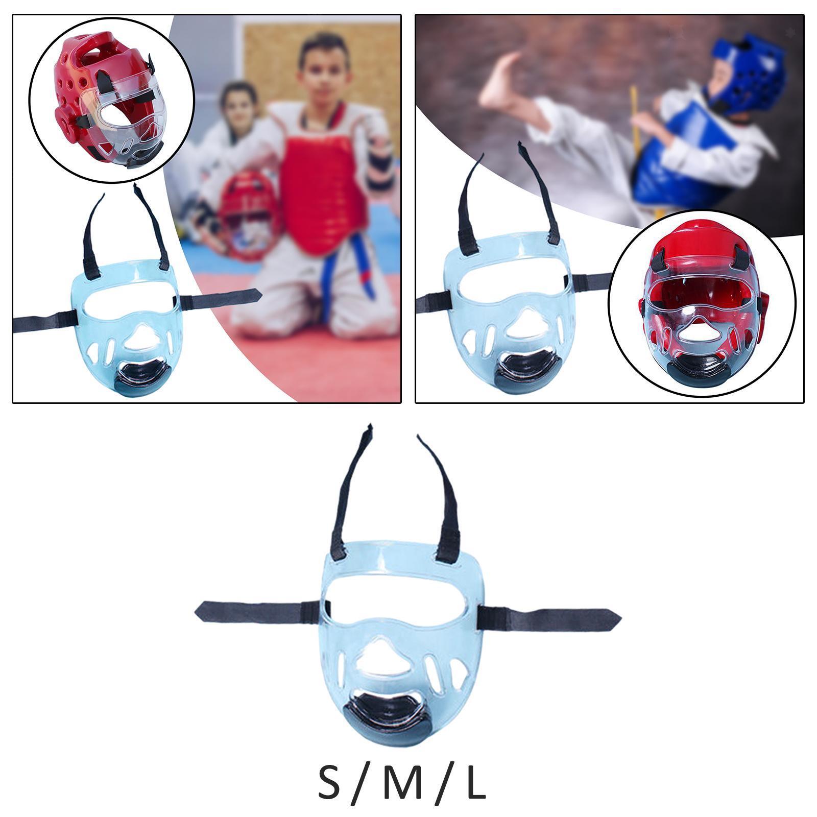 Karate Headgear Face Shield Martial Arts Removable Protective Boxing Helmet eBay