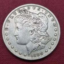 1888 O Morgan Dollar $1 VAM "HOT LIPS" #44913