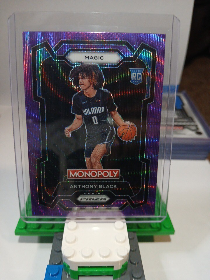 2023-24 Prizm Monopoly Anthony Black Purple Wave Rookie Card #66 RC Magic 🏀🔥