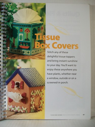 Porch and Patio Plastic Canvas by Lisa Fosnaugh (2006, Hardcover) (Brand New) - Picture 11 of 13