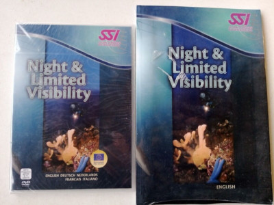 SSI Nacht und eingeschränkte Sichtbarkeit Tauchen Handbuch und DVD Set