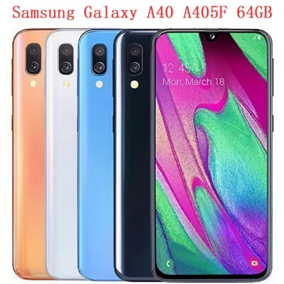 Samsung Galaxy A40 SM-A405FN/DS Dual-Sim WIFI 64GB Unlocked Original Smartphone