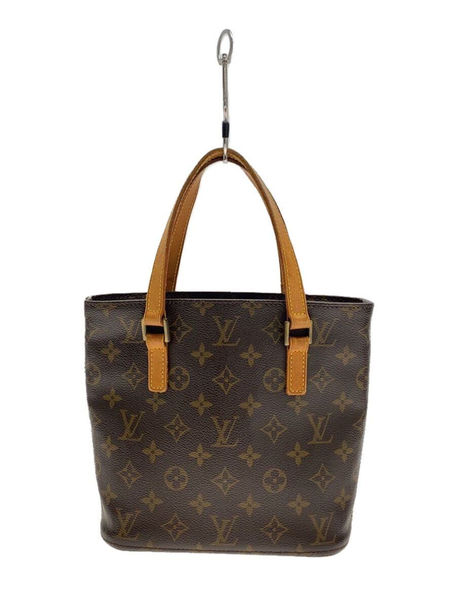 LOUIS VUITTON Tote Bag Van PM Monogram Canvas BRW PVC Used