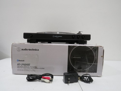 #ad #ad Audio Technica AT LP60XBT Turntable Black PARTS REPAIR $39.99