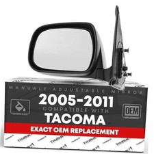 Replacement - Compatible with 2005-2011 Toyota Tacoma - Driver Side Mirror