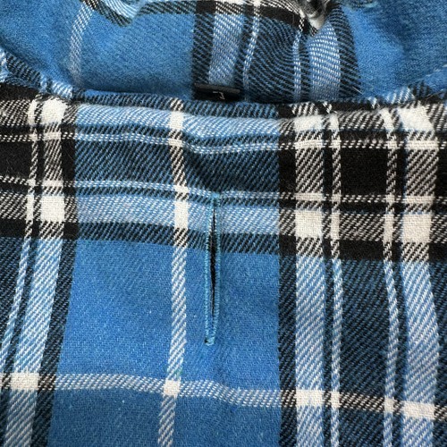 Giacca reversibile per cani Kuoser adatta per cani 20 libbre nero blu a quadri trapuntata Waterpro - Foto 4 di 10