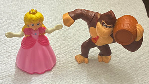 Nintendo Super Mario 2022 McDonald’s Princess Peach & Donkey Kong Figures