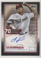2021 Topps 70 Years of Baseball Auto Black 22/50 Seth Romero #70YA-SR Auto 1u6