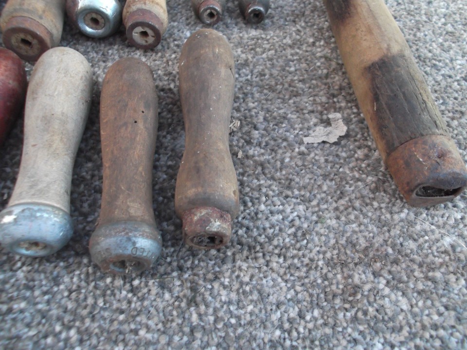 VINTAGE WOODEN FILE HANDLES LOT - VARIOUS SIZES. | eBay UK