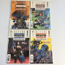 Aliens Vs Predator Vs The Terminator Comic Issues 1 2 3 4 Dark Horse 2000