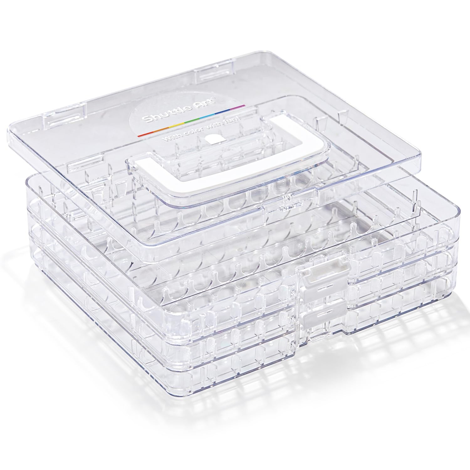 Acrylic Marker Organizer, Portable 3-layer Transparent Stora