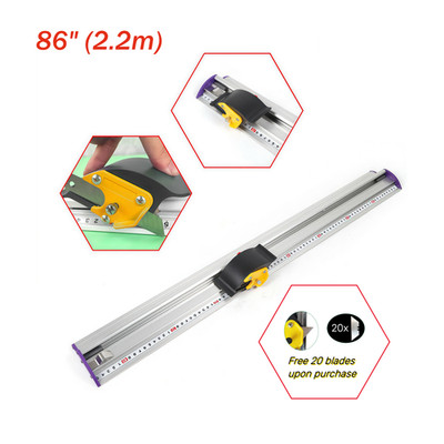 240cm Paper Sliding KT Board Trimmer Cutting Ruler Photo PVC Cutter