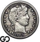 1905-S Barber Quarter, Details