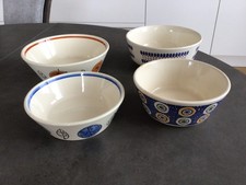 4 alte Schüsseln, u. a. Zell am Harmersbach, Durchmesser von 14 cm - 17,5 cm