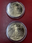 (2) 1933 $20 Double Eagle Gold Coins National Collector's Mint NO Certificates