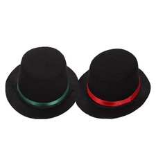2pcs Pet Costume Top Hats - Dog Cat Party Hat Accessory Cute Puppy Formal