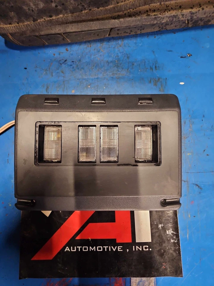 84-88 PONTIAC FIERO Interior Dome Light Dual Map *Black* Roof Mounted OEM Foto 3 de 4