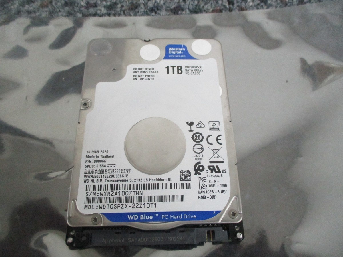 Western Digital WD10SPZX WD10SPZX-22Z10T1 1TB SATA 6Gb/s 2.5” WD