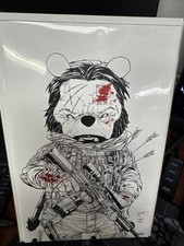 DO YOU POOH #1 POOHZRKR 2ND PRINT BRZRKR 1 1:100 HOMAGE comic cover