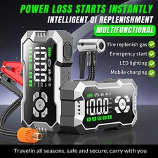99800mAh Car Jump Starter with Air Compressor Battery Jumper Box Charger Booster